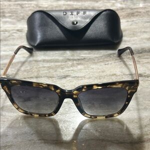 Diff Eyewear Brown Sunglasses